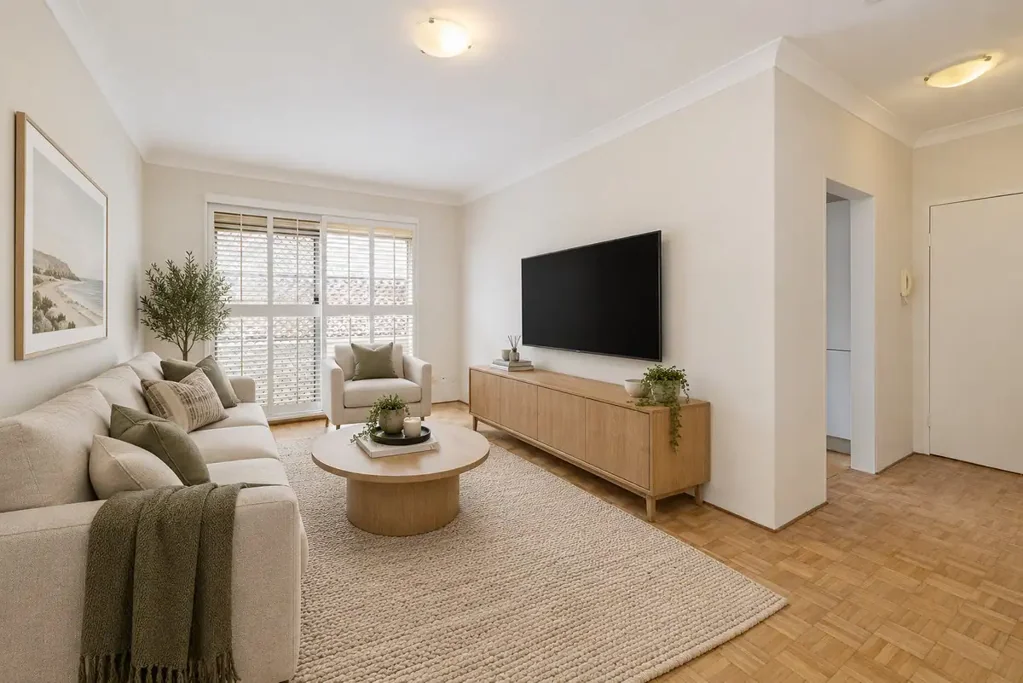 TOP FLOOR LIVING IN A QUIET, TREE-LINED STREET