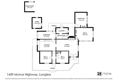 1459 McIvor Highway, Longlea, VIC 3551, 3 slaapkamers, 1 badkamers, House