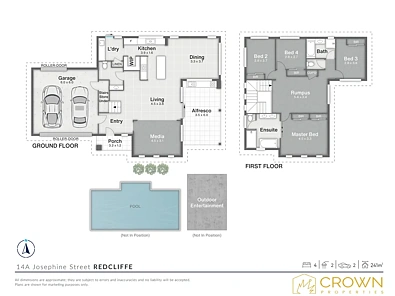 Plano ng Bahay - 14A Josephine Street, Redcliffe, QLD 4020