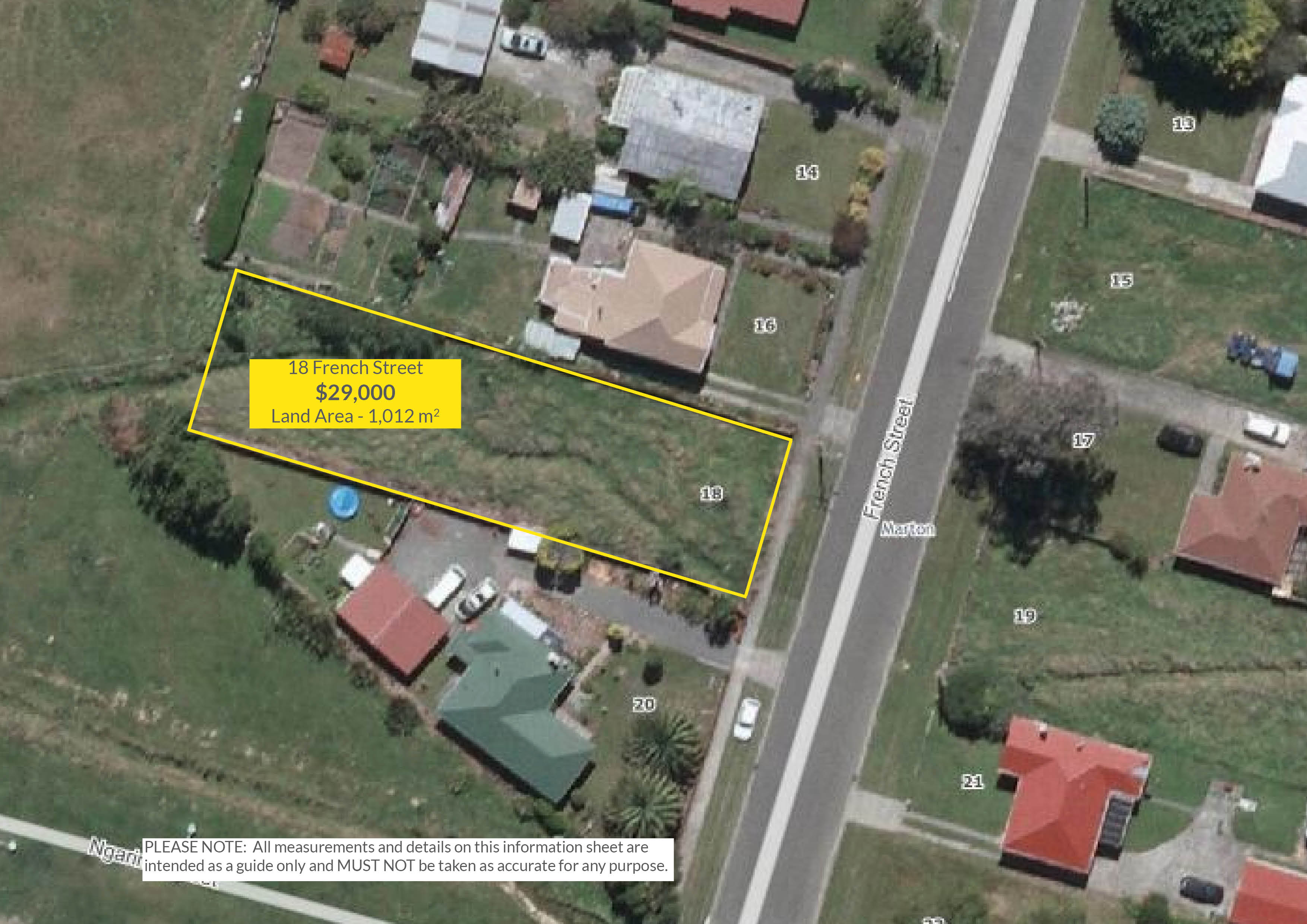 18 French Street, Marton, Rangitikei, 0 રૂમ, 0 બાથરૂમ