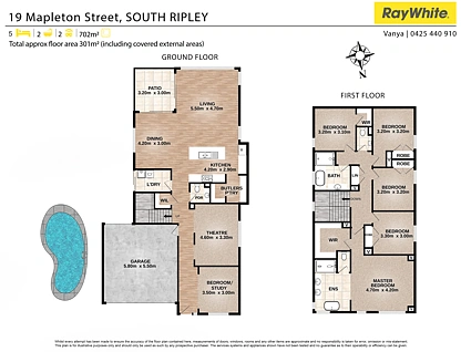 19 Mapleton Street, South Ripley, Kakatahi, 5 ਕਮਰੇ, 2 ਬਾਥਰੂਮ, House