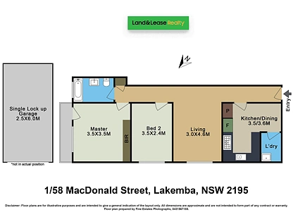 1/58 Macdonald Street, Lakemba, South Western Suburbs, 2 chambres, 1 salles de bain, Apartment