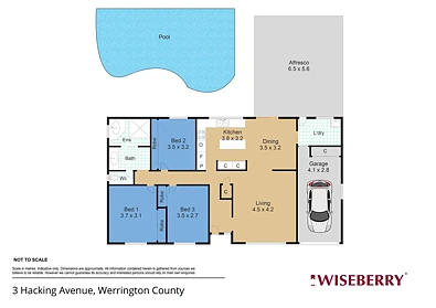 3 Hacking Avenue, Werrington County, NSW 2747, 3 Bedrooms, 1 Bathrooms, House