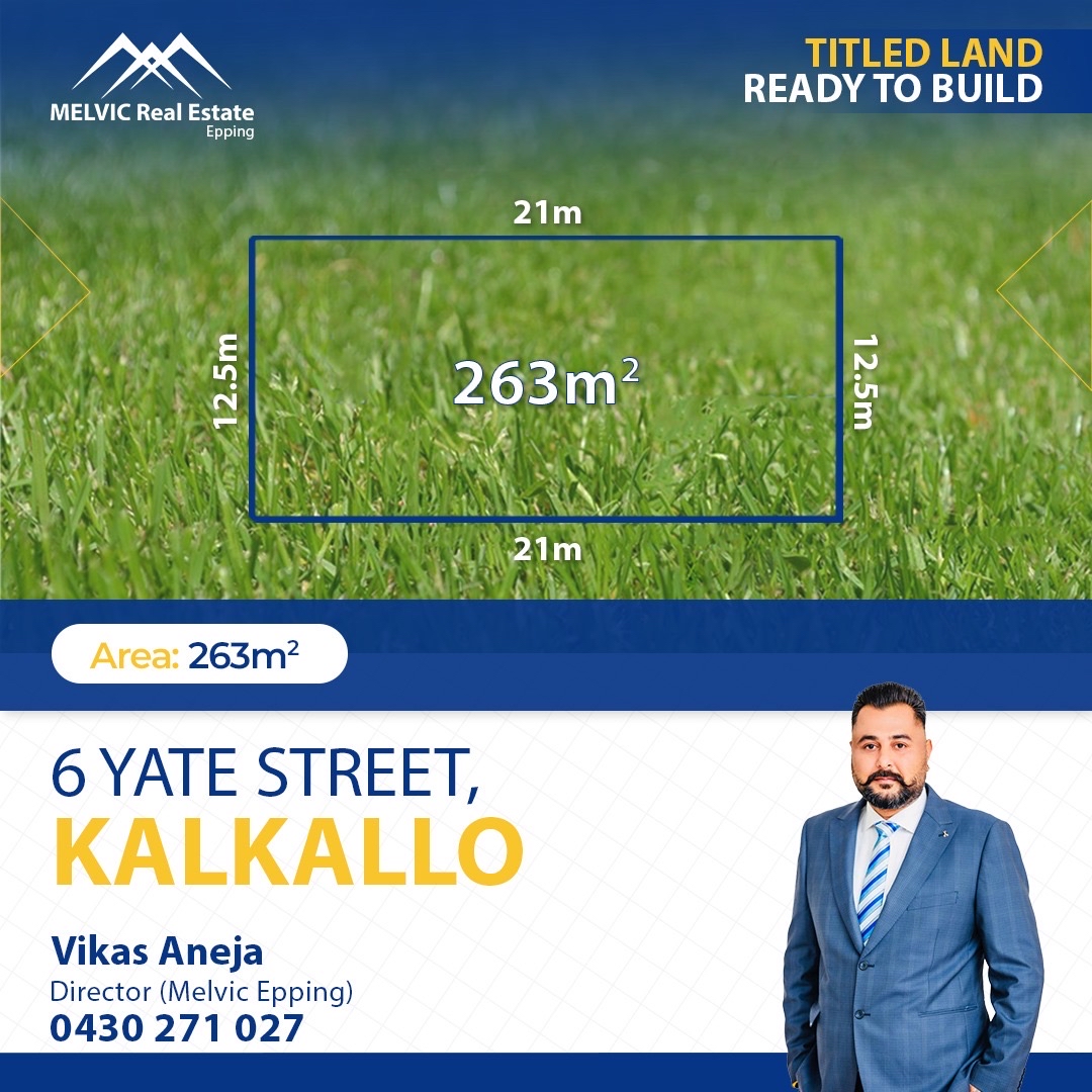 6 YATE ST, KALKALLO VIC 3064, 0 rūma, 0 rūma horoi, Section