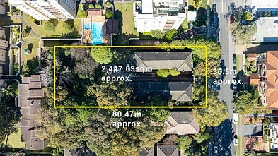 Caringbah 16房 R4高密度住宅区 3671平米巨幅地块 2.2:1 FSR潜力 6层高度上限 靠近火车站 邻近大型购物中心 优越地理位置 Exceptional Development Opportunity in the Heart of Caringbah CBD