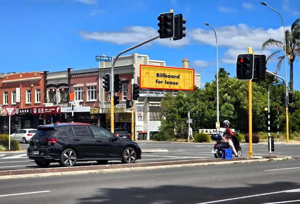 Mount Eden  Billboard - Corner of Dominion Rd and Balmoral Rd