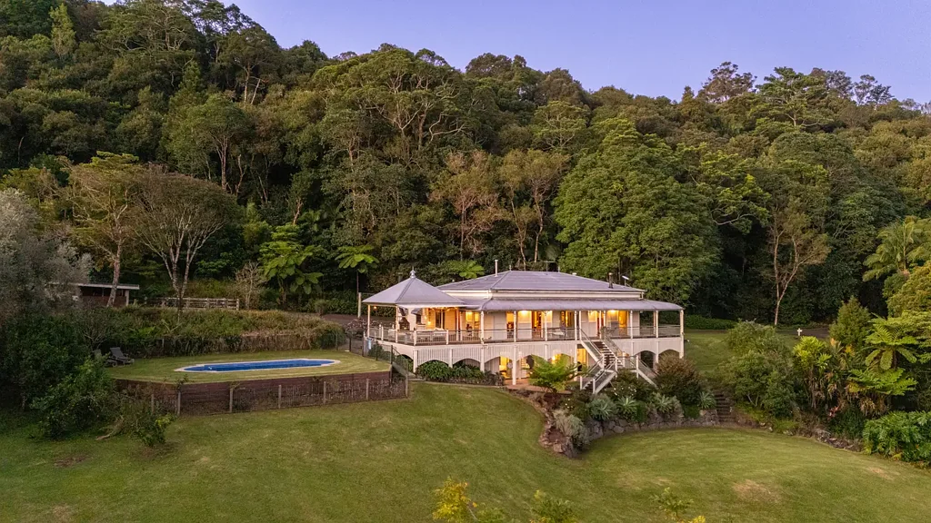 Wootha 6 Bedroom Exquisite 29.5-Acre Hinterland Estate — Turnkey Dual Living and/or Thriving Event Venue, with Breathtaking Glasshouse Mountain Views
