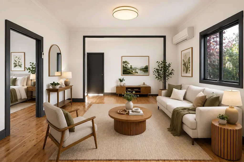 SPACIOUS GARAGE  &  BACKYARD
