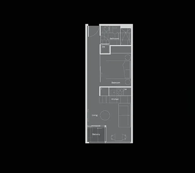 402/108 Flinders Street, Melbourne, VIC 3000, 1 rūma, 1 rūma horoi, Apartment