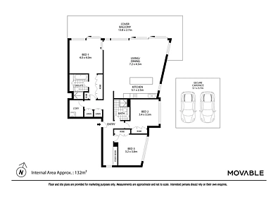 301/7 Honeysuckle Drive, Newcastle, NSW 2300, 3 Bedrooms, 2 Bathrooms, Unit
