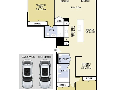 309/100 Fairway Drive, Norwest, Central Tablelands, 3 Bedrooms, 2 Bathrooms, Apartment