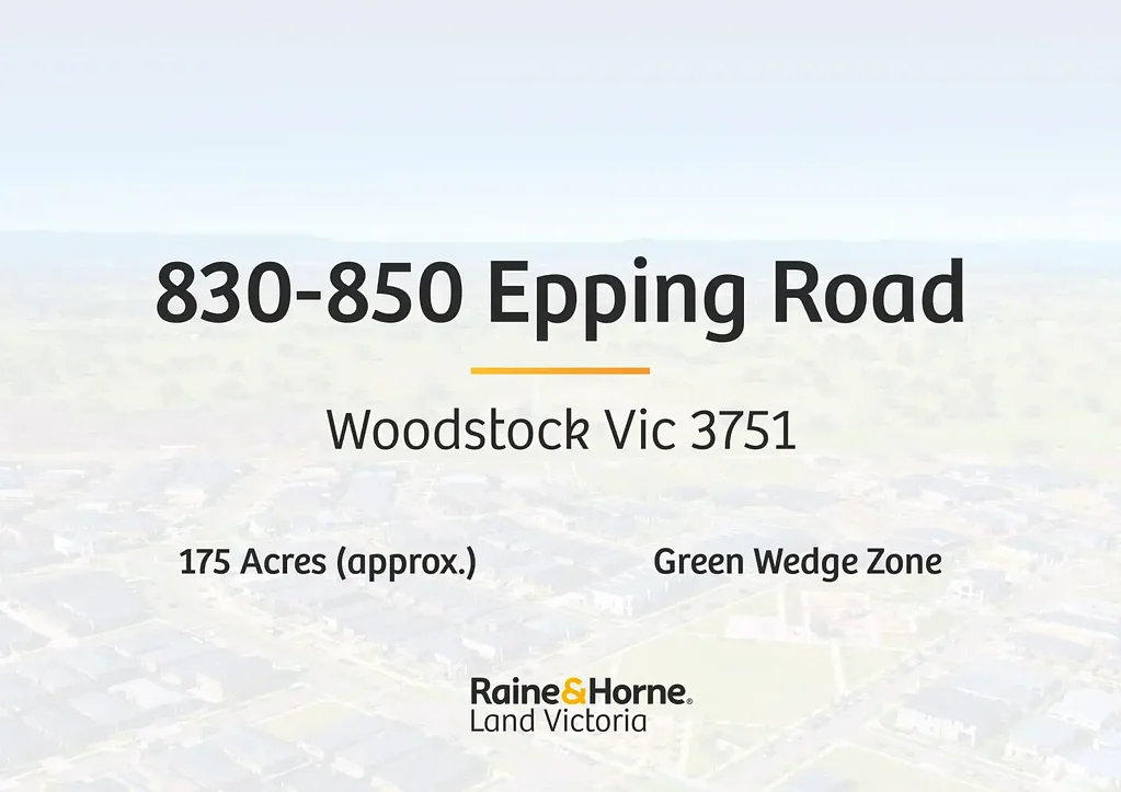 Woodstock 5 Bedroom Major Land Banking Opportunity with 510m* Frontage on Epping Road.