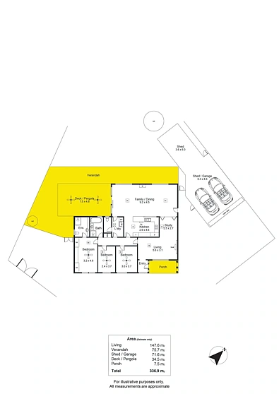 फ्लोर प्लान - 18 Wheaton Road, Melrose Park, SA 5039
