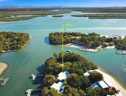 Villa 1 Couran Cove Resort, South Stradbroke, Gold Coast, 4 غرف, 2 حمامات, House