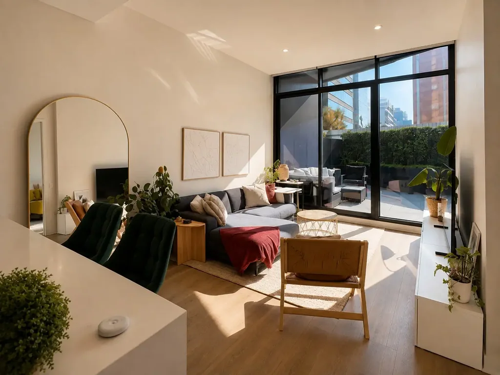 LUXURY FULLY FURNISHED LIVING WITH PRIVATE COURTYARD