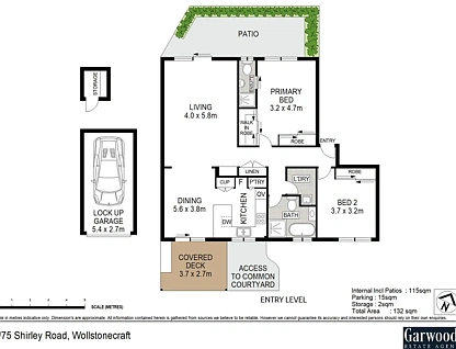 1/75 Shirley Road, Wollstonecraft, NSW 2065, 2 ਕਮਰੇ, 2 ਬਾਥਰੂਮ, Apartment