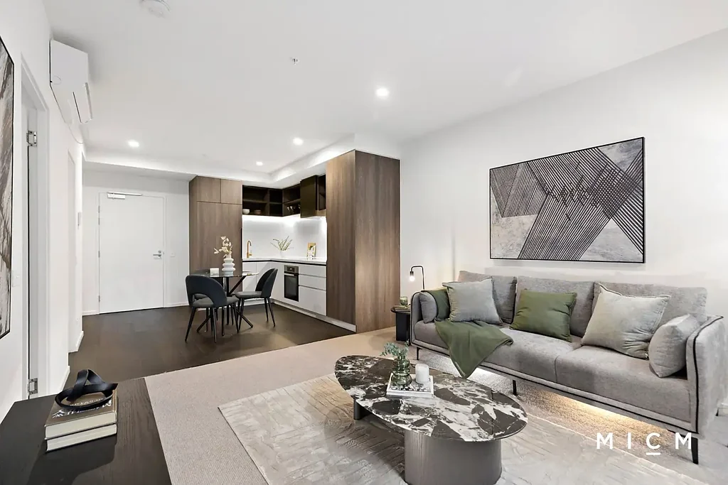 Melbourne 1غرفة نوم Captivating City Retreat with Work-from-Home Ease