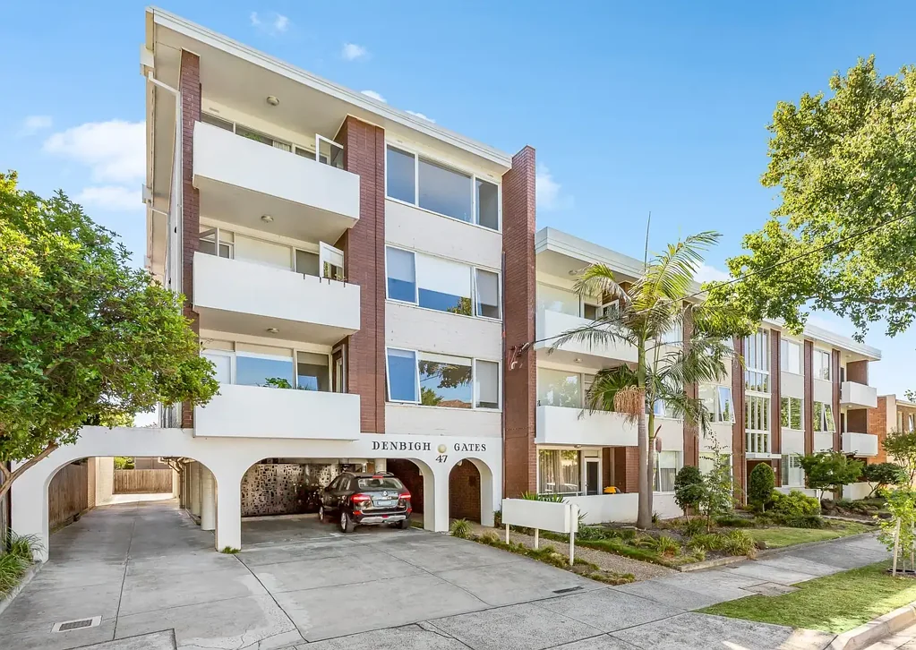 Large two bedroom plus study apartment.