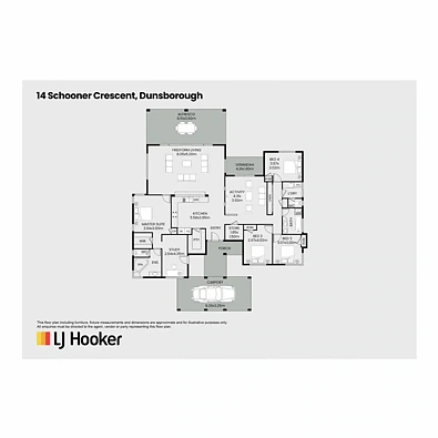 14 Schooner Crescent, Dunsborough, WA 6281, 4 habitaciones, 2 baños, House