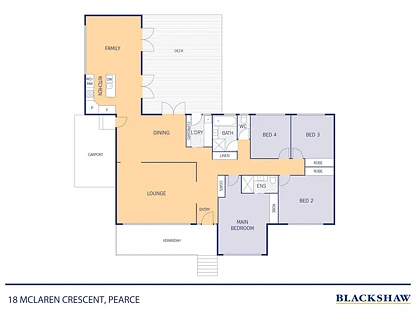 18 McLaren Crescent, Pearce, ACT 2607, 4 ਕਮਰੇ, 2 ਬਾਥਰੂਮ, House
