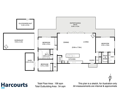 128 Crouchs Hill Road, Lucaston, South East, 3 phòng ngủ, 2 phòng tắm, House