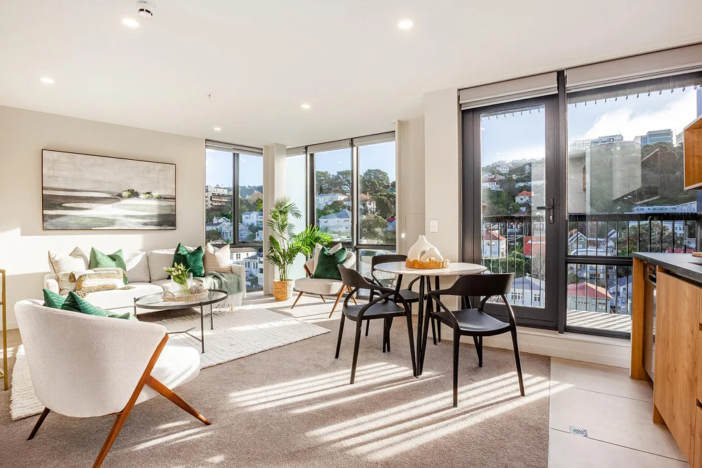 Te Aro 2침실 SUN | VIEWS | MODERN CITY LIVING