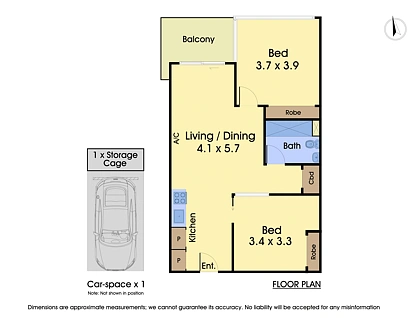 203/58 Kambrook Road, Caulfield North, Inner East Melbourne, 2 कमरे, 1 बाथरूम, Apartment