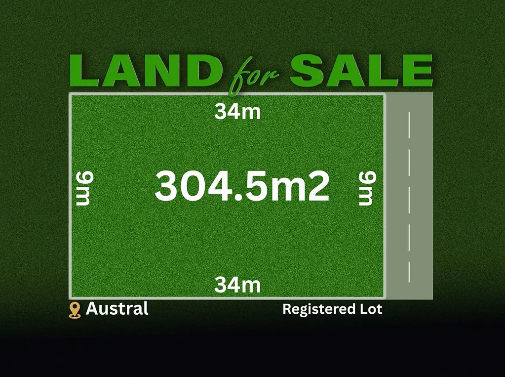 Austral  PRIME LAND FOR SALE IN AUSTRAL!!