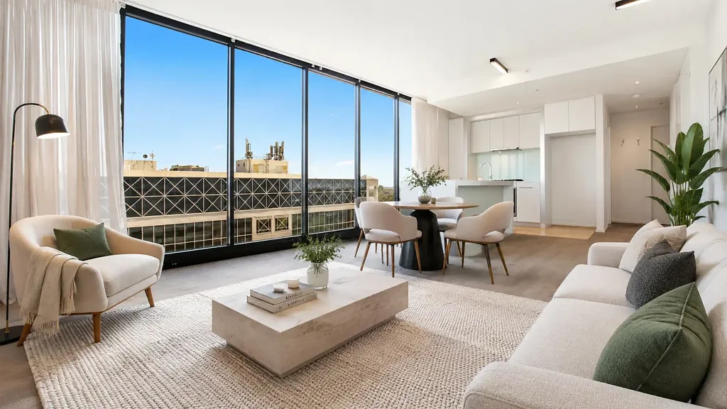 Modern Partly Furnished Apartment with Stunning Views on the 16th Floor