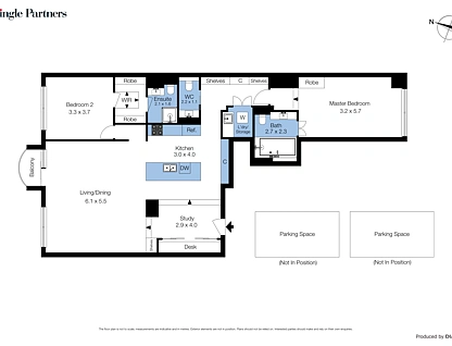 1202C/325 Collins Street, Melbourne, Melbourne CBD, 2 chambres, 2 salles de bain, Apartment