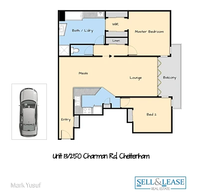 13/250 Charman Road, Cheltenham, VIC 3192, 2房, 1浴, Apartment