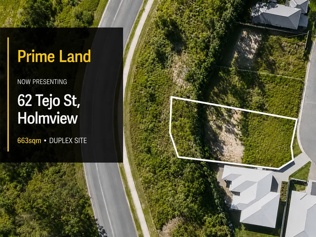 Holmview 663平方米 | 已注册 | 高地势 | Community Title | 双拼别墅潜力 (STCA) 663sqm | Registered | Elevated | Community Title | Duplex Potential (STCA)