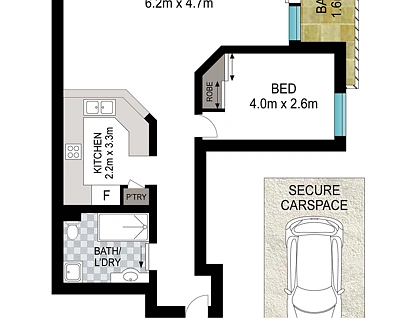 Level 32/197-199 Castlereagh Street, Sydney, Sydney CBD, 1 ਕਮਰੇ, 1 ਬਾਥਰੂਮ, Apartment