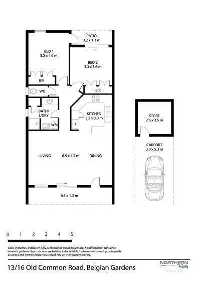 13/16 Old Common Road, Belgian Gardens, QLD 4810, 2房, 1浴, Unit