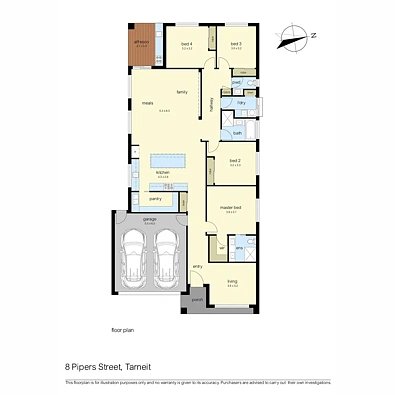 8 Pipers Street, Tarneit, VIC 3029, 4房, 2浴, House