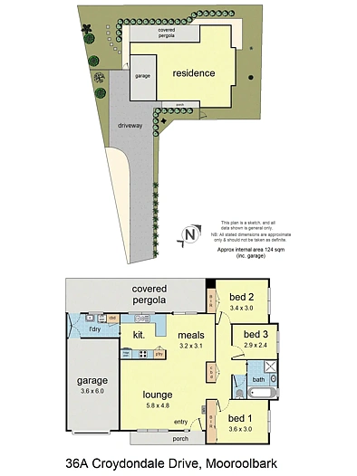 Plano ng Bahay - 36A Croydondale Drive, Mooroolbark, VIC 3138