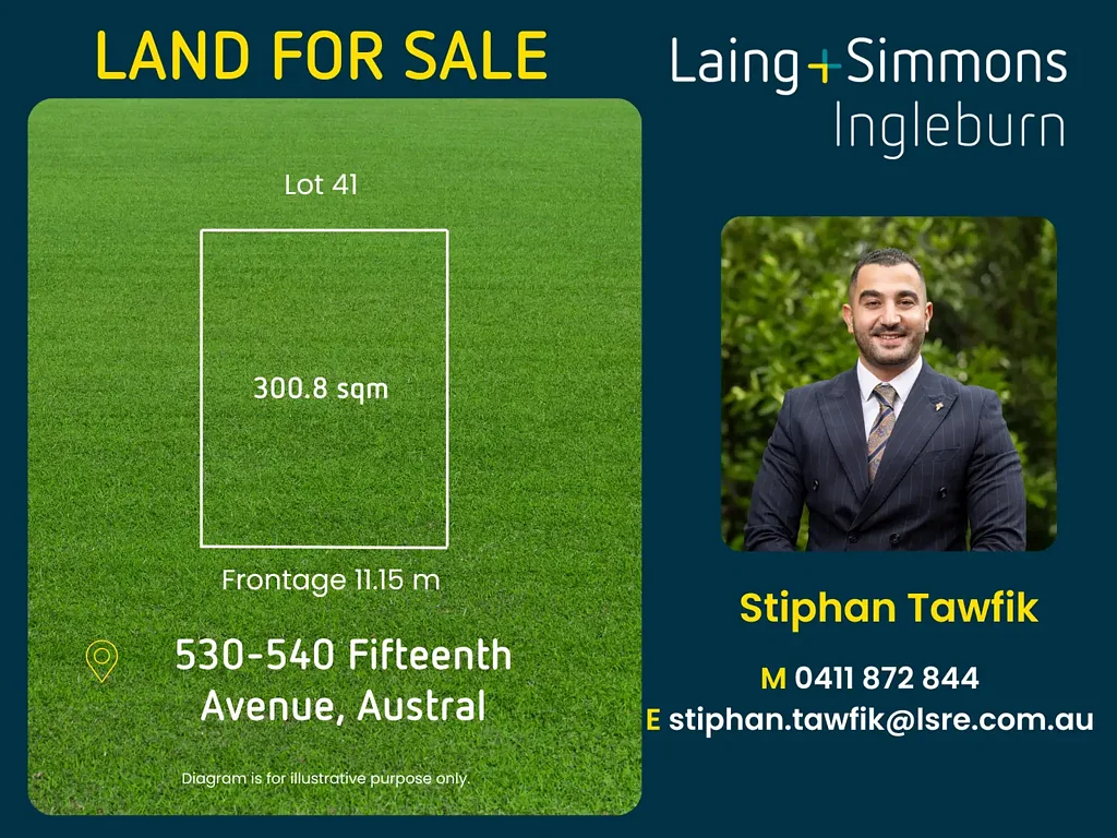 Austral JUST LISTED!! Contact Stiphan Tawfik 0411 872 844