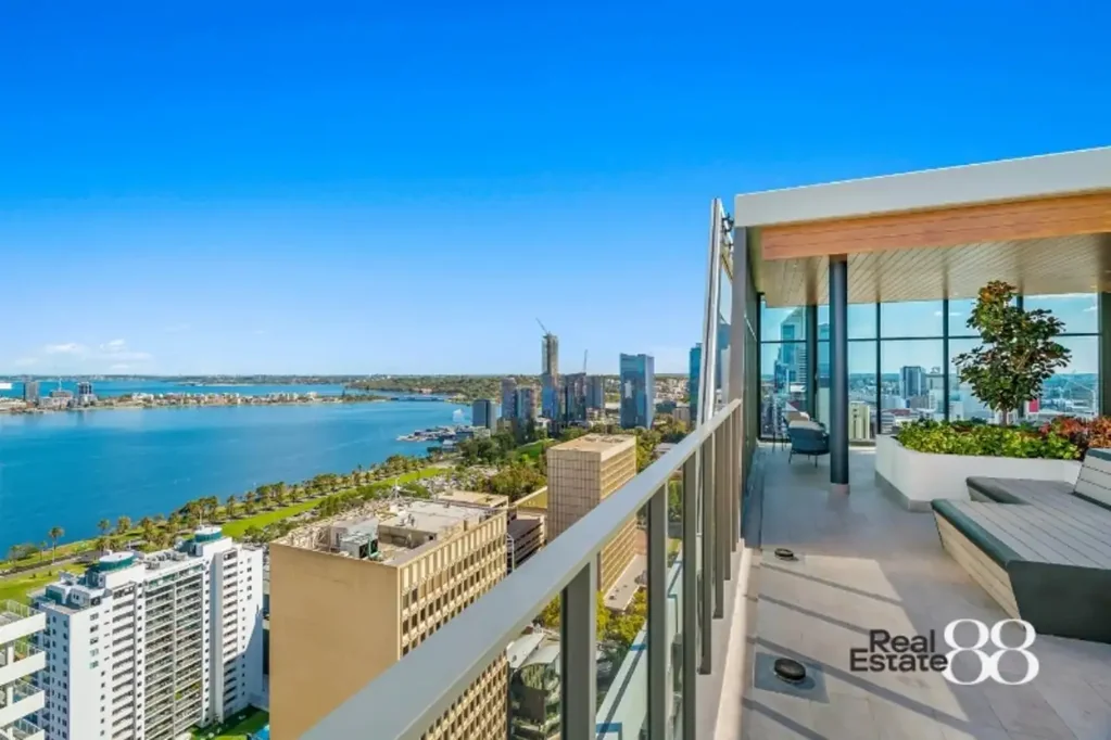 Perth 1 Bedroom CBD Living with River Views and Secure Parking!