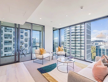 3005/10 Commerce Street, Auckland Central, Auckland City, 2 Schlafzimmer, 1 Badezimmer, Apartment