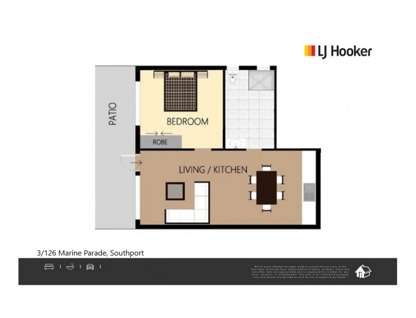 3/126 Marine Parade, Southport, QLD 4215, 1 Bedrooms, 1 Bathrooms, Apartment
