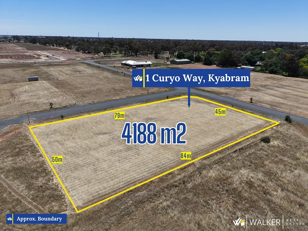 Kyabram  Exciting 1 Acre Building block