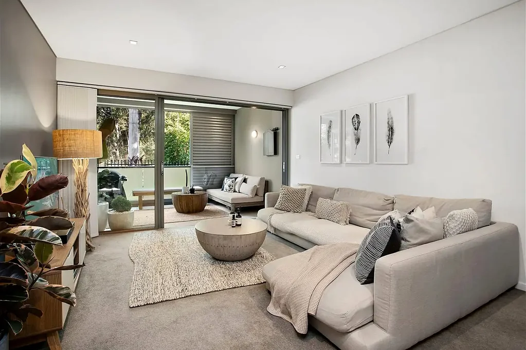 Oversized One Bedroom Apartment with Study, Balcony and Secure Parking