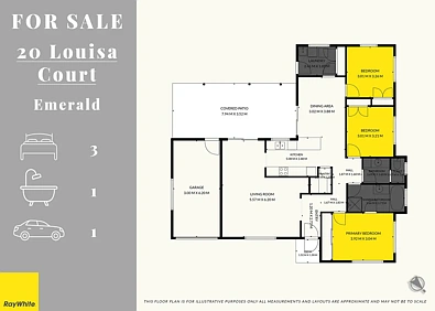 20 Louisa Court, Emerald, QLD 4720, 3 Bedrooms, 1 Bathrooms, House