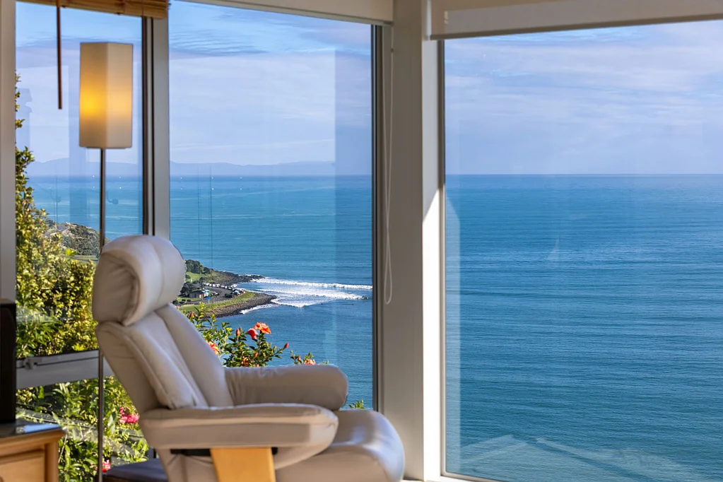 Raglan 4ਬੈੱਡਰੂਮ Panoramic Perfection Overlooking Manu Bay