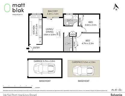 24/54-58 Port Hacking Road, Sylvania, NSW 2224, 2房, 1浴, Unit