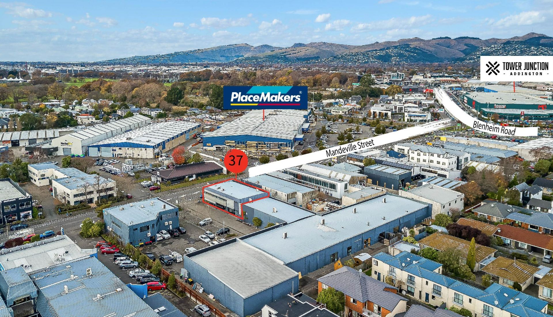 37 Mandeville Street, Riccarton, Christchurch, 0 침실, 0 욕실, Office Premises