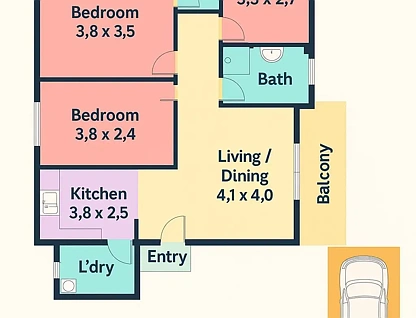 7/24 Orpington Street, Ashfield, NSW 2131, 3 ਕਮਰੇ, 2 ਬਾਥਰੂਮ, Apartment