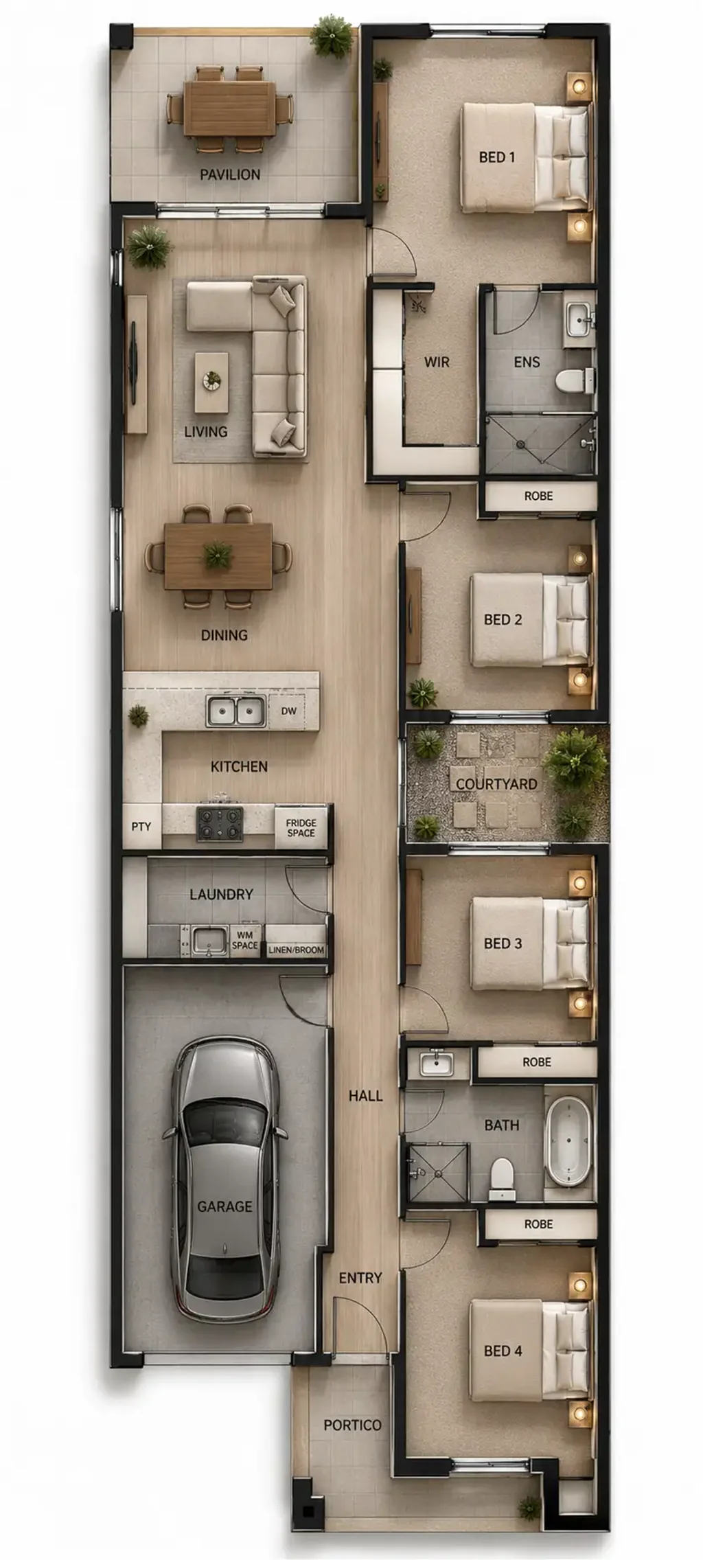 地址保密, Park Ridge, QLD 4125, 4房, 2浴, House