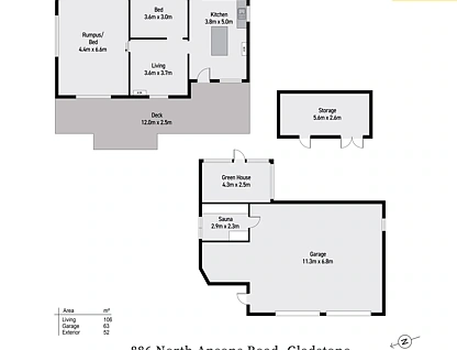 886 North Ansons Road, Gladstone, TAS 7264, 2 ਕਮਰੇ, 1 ਬਾਥਰੂਮ, Lifestyle Section