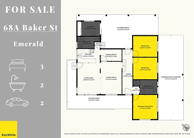68A Baker Street, Emerald, QLD 4720, 3 Bedrooms, 2 Bathrooms, House